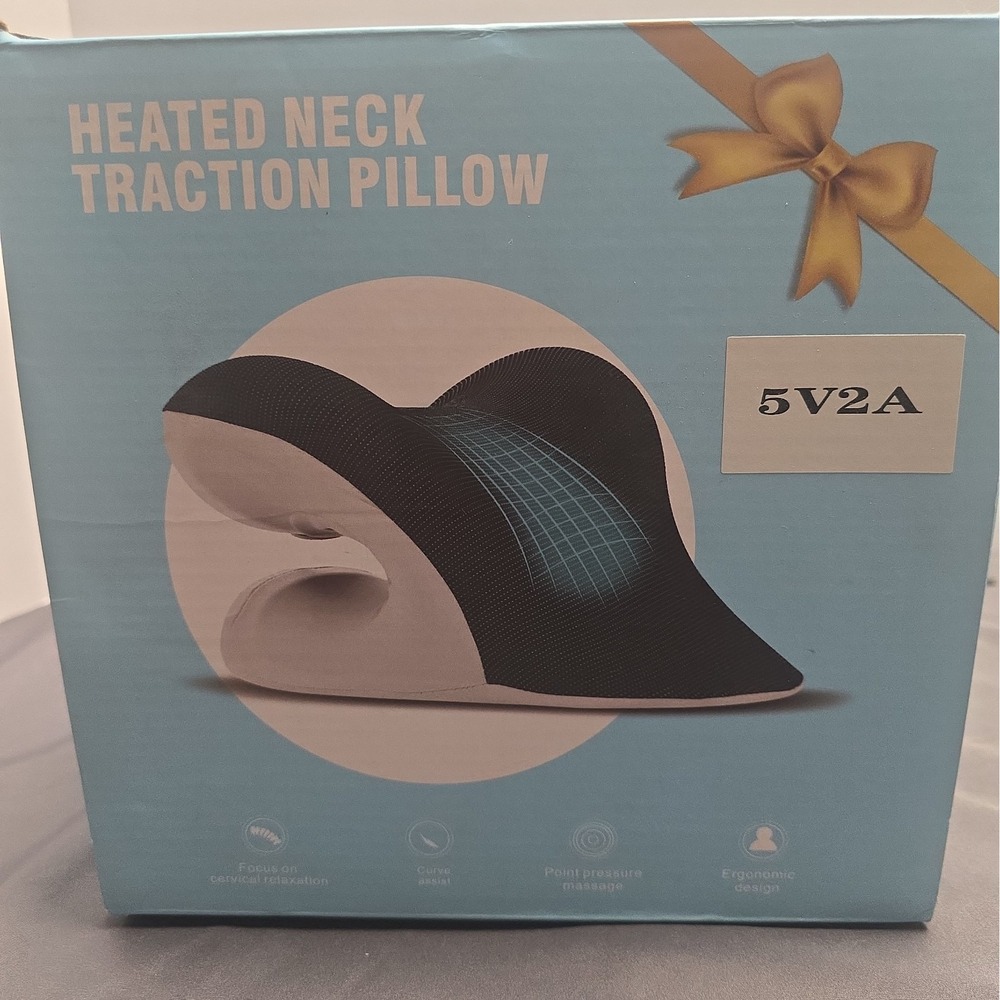 Heated Neck Stretcher for Pain Relief - Neck and Shoulder Relaxer Graphene Heate